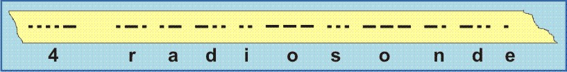 Morse 4 radiosonde